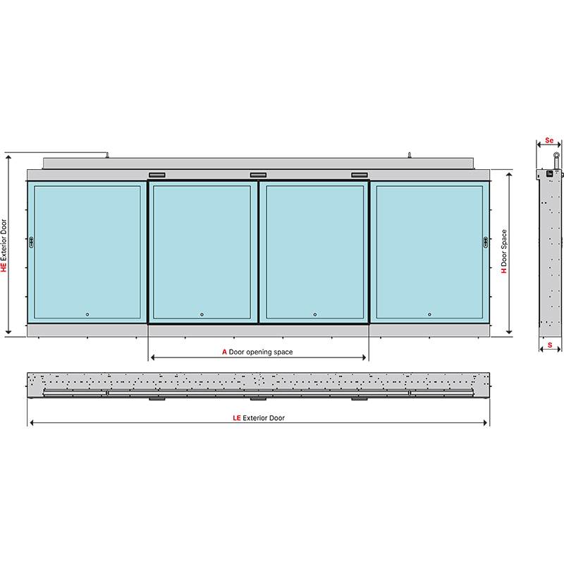 Four wings door 2166